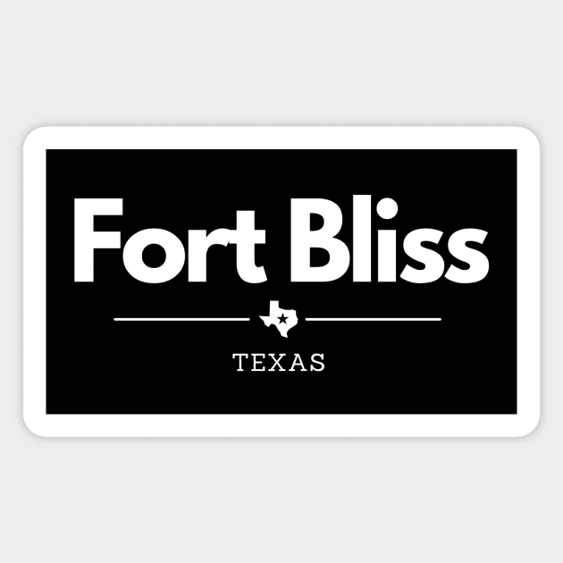 Fort Bliss, Texas Magnet by Dear Military Spouse 